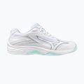 Încălțăminte de volei pentru femei Mizuno Thunder Blade Z white/blue tint