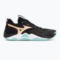 Încălțăminte de volei Mizuno Wave Momentum Elite black/tangelo/ice green 2