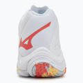 Încălțăminte de volei pentru femei Mizuno Wave Lightning Z8 Mid white/calypso coral/pale banan 6