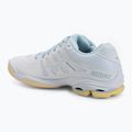 Încălțăminte de volei pentru femei Mizuno Wave Voltage 2 white/calypso coral/pale banan 3