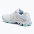 Încălțăminte de volei pentru femei Mizuno Wave Voltage 2 white/blue tint 3
