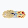 Încălțăminte de volei pentru femei Mizuno Wave Voltage 2 Mid white/calypso coral/pale banan 4