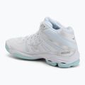 Încălțăminte de volei pentru femei Mizuno Wave Voltage 2 Mid white/blue tint 3