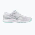 Încălțăminte de volei pentru femei Mizuno Cyclone Speed 5 white/blue tint