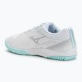 Încălțăminte de volei pentru femei Mizuno Cyclone Speed 5 white/blue tint 3
