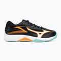 Încălțăminte de volei pentru copii Mizuno Lightning Star Z7 black/tangelo/ice green 2