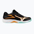 Încălțăminte de volei pentru copii Mizuno Lightning Star Z7 black/tangelo/ice green