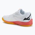 Încălțăminte de volei pentru copii Mizuno Lightning Star Z7 alb/coral aprins 2/citrus 3