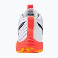 Încălțăminte de volei Mizuno Wave Momentum Elite Mid white/fiery coral 2/citrus 10