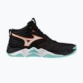 Încălțăminte de volei Mizuno Wave Momentum Elite Mid black/tangelo/ice green 8