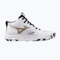 Încălțăminte de volei Mizuno Wave Momentum Elite Mid white/black/gold 9