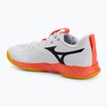Încălțăminte de volei Mizuno Wave Momentum Pro white/fiery coral 2/citrus 3