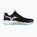 Încălțăminte de volei Mizuno Wave Momentum Pro black/tangelo/ice green