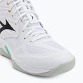 Încălțăminte de volei Mizuno Wave Momentum Pro Mid white/black/frozen emerald 7