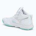 Încălțăminte de volei pentru femei  Mizuno Wave Momentum Elite Mid white/blue tint 3