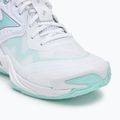 Încălțăminte de volei pentru femei  Mizuno Wave Momentum Elite Mid white/blue tint 7