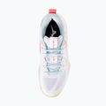 Încălțăminte de volei pentru femei Mizuno Wave Momentum Pro white/calypso coral/pale banan 5