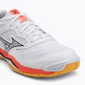 Încălțăminte de handbal Mizuno Wave Phantom 3 white/fiery coral 2/citrus 7