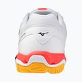 Încălțăminte de handbal Mizuno Wave Phantom 3 white/fiery coral 2/citrus 3