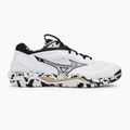Încălțăminte de handbal Mizuno Wave Stealth 6 white/black/gold 2