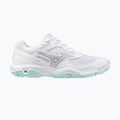 Încălțăminte de handbal pentru femei Mizuno Wave Phantom 3 white/blue tint
