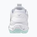 Încălțăminte de handbal pentru femei Mizuno Wave Stealth 6 white/blue tint 10