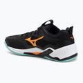 Încălțăminte de handbal Mizuno Wave Stealth Neo 2 black/tangelo/ice green 3