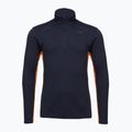 Longsleeve de alergare pentru bărbați Mizuno Tech Thermal Charge Half Zip baritone blue