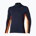 Longsleeve de alergare pentru bărbați Mizuno Tech Thermal Charge Half Zip baritone blue