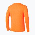Longsleeve de alergare pentru bărbați Mizuno Core Impulse Half Zip Tee tangelo 2