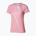 Tricou de alergare pentru femei Mizuno Core Graphic Tee bleached mauve