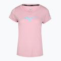 Tricou de alergare pentru femei Mizuno Core Runbird Tee bleached mauve