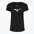 Tricou de alergare pentru femei Mizuno Core Runbird Tee black/mauve