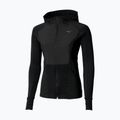 Geacă de alergare pentru femei Mizuno Active Warm Hybrid Full Zip Hooded black