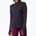 Bluză de alergare pentru femei Mizuno Active Warm Half Zip baritone blue