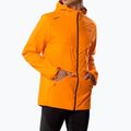 Geacă de alergare pentru bărbați Mizuno Tech Thermal Charge Hooded tangelo