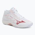 Încălțăminte de volei pentru femei Mizuno Lightning Select Mid white/rose elegance/lava falls
