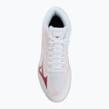 Încălțăminte de volei pentru femei Mizuno Lightning Select Mid white/rose elegance/lava falls 5