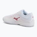 Încălțăminte de volei pentru femei Mizuno Lightning Select white/rose elegance/lava falls 3