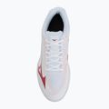 Încălțăminte de volei pentru femei Mizuno Lightning Select white/rose elegance/lava falls 5