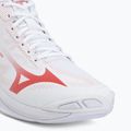 Încălțăminte de volei pentru femei Mizuno Wave Lightning Pro Mid white/rose elegance/lava falls 7