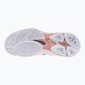 Încălțăminte de volei pentru femei Mizuno Wave Lightning Pro white/rose elegance/lava falls 9