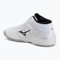 Încălțăminte de volei Mizuno Lightning Select Mid white/black/fiery red 3