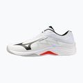 Încălțăminte de volei Mizuno Lightning Select white/black/fiery red