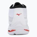 Încălțăminte de volei Mizuno Wave Lightning Pro Mid white/black/fiery red 6