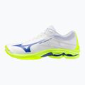Încălțăminte de volei Mizuno Wave Lightning Pro white/lighting yellow/dazzling blue 8
