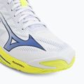 Încălțăminte de volei Mizuno Wave Lightning Elite Mid white/lighting yellow/dazzling blue 7