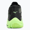 Încălțăminte de volei Mizuno Wave Lightning Elite Mid black/glowing apple/mandarin orange 6