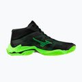 Încălțăminte de volei Mizuno Wave Lightning Elite Mid black/glowing apple/mandarin orange 2