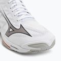 Încălțăminte de volei Mizuno Wave Lightning Elite Mid white/black/fiery red 7